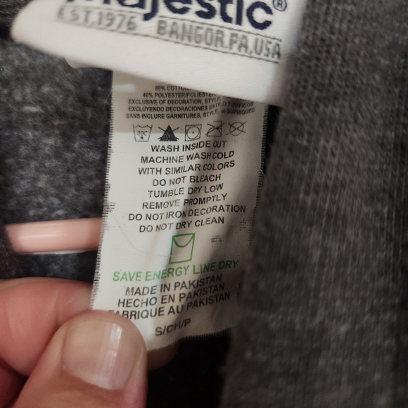 NFL Chicago Bears Gray Hoodie Mens Size Small - Picture 4 of 5